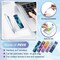 48 Pieces Unique Sensory Stickers for Anxiety Relief Items(2 Textured Surface Fidget)
